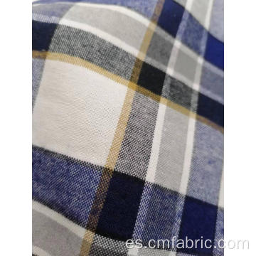 Tela de camisa de hombre teñido de hilo tejido 100% algodón